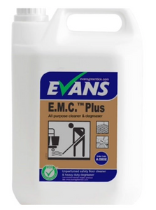 Evans E.M.C Plus - Heavy Duty Floor Cleaner & Degreaser 5L