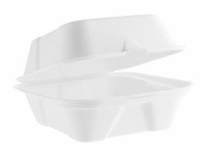 BAGASSE BURGER BOX 6 INCH- PACK OF 500